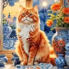Persian Cat Art Diamond Painting