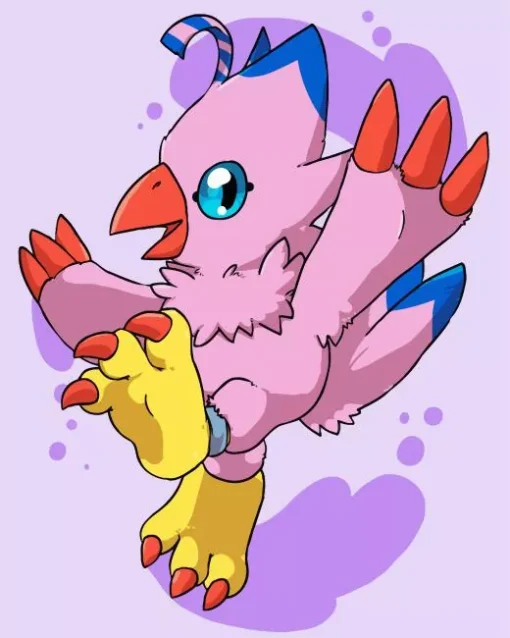 Pokemon Biyomon Diamond Painting