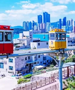Sky Capsule Busan South Korea Diamond Painting