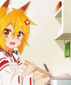 The Helpful Fox Senko Diamond Painting