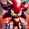 The Red Sonic Diamond Painting