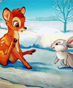 Thumper And Bambi Diamond Painting