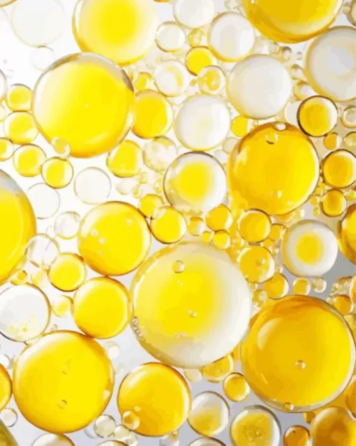 Yellow Bubbles Stuck Together Diamond Painting