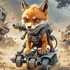 Aesthetic Fox Mad Art Diamond Painting