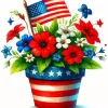 American Flower Plant Diamond Painting