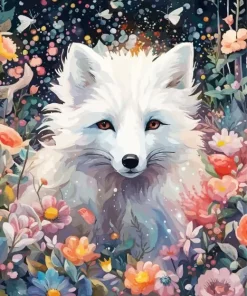 Arctic Fox Art Diamond Painting