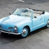 Blue Volkswagen Karmann Ghia Diamond Painting