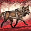 Brown And Black Wolf Diamond Painting