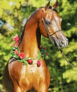 Brown Arabian Horse Diamond Painting
