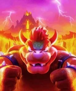 Browser Mario Game Diamond Painting