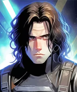 Bucky Barnes Anime Diamond Painting