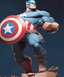 Buff Captain America Diamond Painting