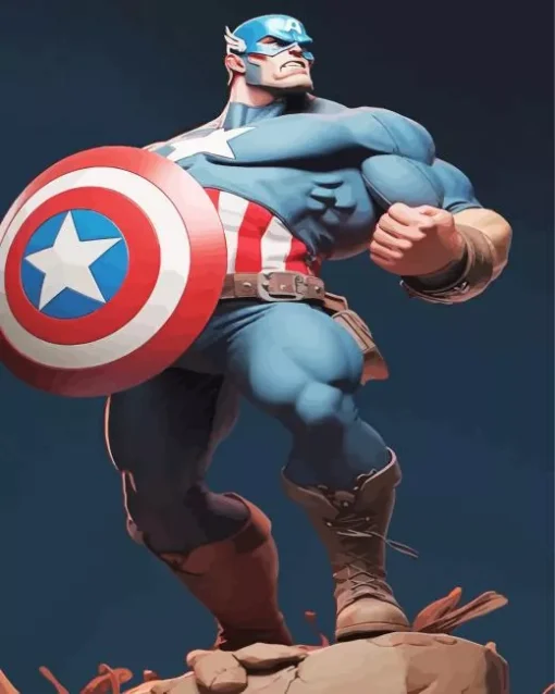 Buff Captain America Diamond Painting