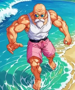 Buff Master Roshi Diamond Painting