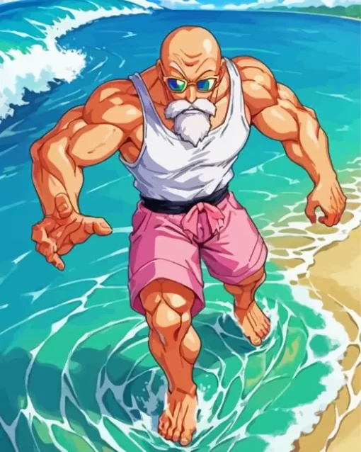 Buff Master Roshi Diamond Painting