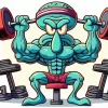 Buff Squidward Diamond Painting