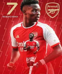 Bukayo Saka Arsenal Diamond Painting