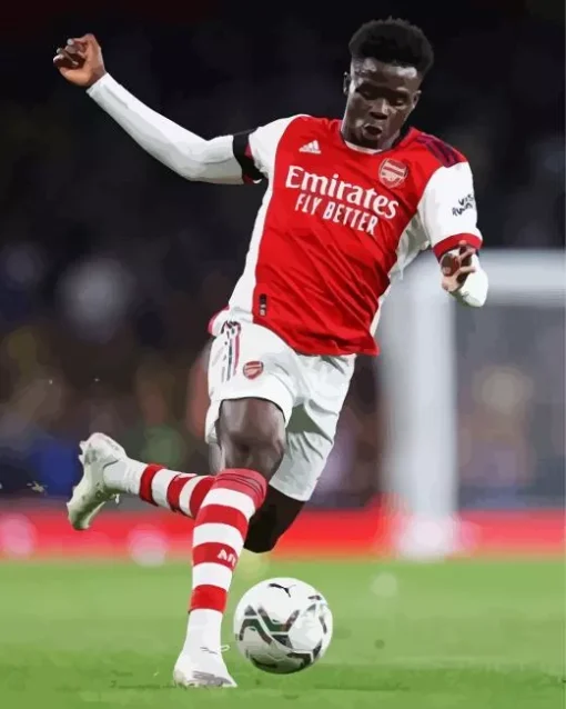 Bukayo Saka Arsenal Player Diamond Painting