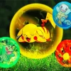 Bulbasaur Charmander Squirtle And Pikachu Diamond Painting