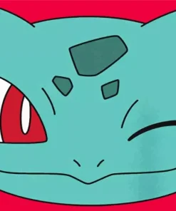 Bulbasaur Face Diamond Painting