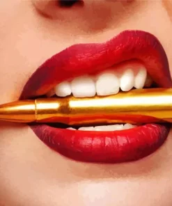 Bullet Lips Diamond Painting