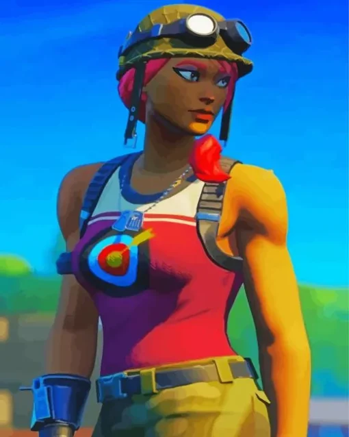 Bullseye Fortnite Diamond Painting