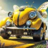 Bumblebee Car Diamond Painting