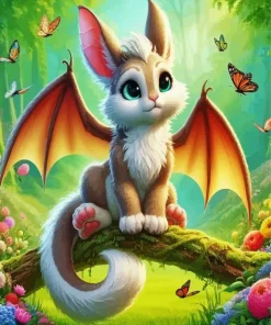 Bunny Bat Diamond Painting