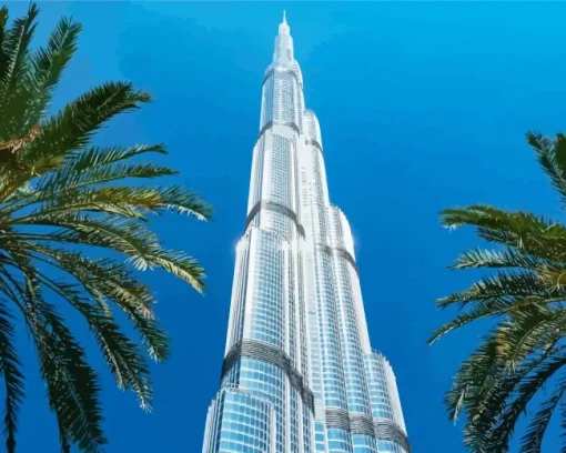 Burj Khalifa Diamond Painting