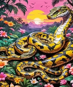 Burmese Python Diamond Painting