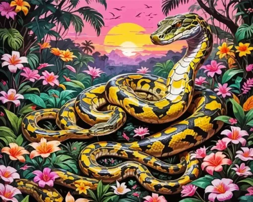 Burmese Python Diamond Painting