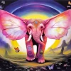 Butterfly Elephant Diamond Painting