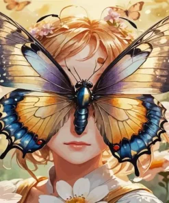 Butterfly Girl Diamond Painting