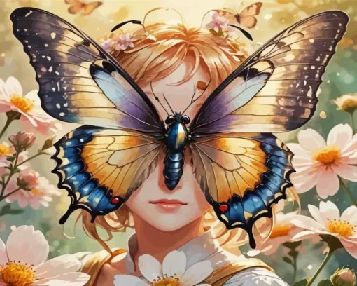 Butterfly Girl Diamond Painting