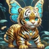 Butterfly Tiger Diamond Painting