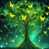 Butterfly Tree Diamond Painting