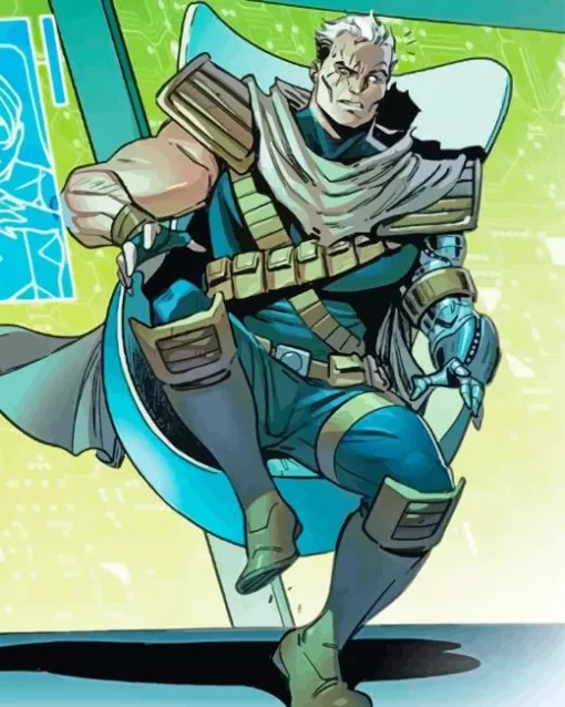 Cable X Men Character Diamond Painting