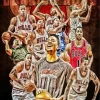 Chicago Bulls Players Diamond Painting