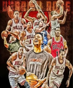 Chicago Bulls Players Diamond Painting