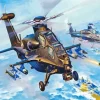 Chinese Caic WZ10 Helicopter Diamond Painting