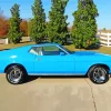 Classic Blue Ford Mustang Diamond Painting