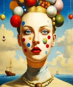Clown Girl Diamond Painting