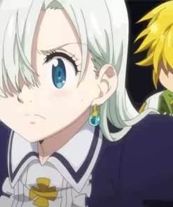 Elizabeth And Meliodas Diamond Painting