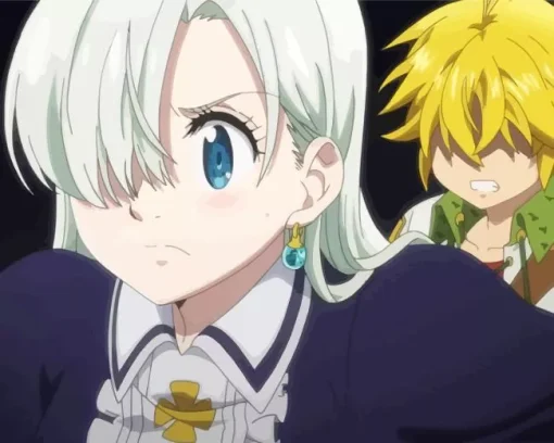 Elizabeth And Meliodas Diamond Painting