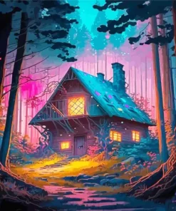 Fantasy Cabin Diamond Painting