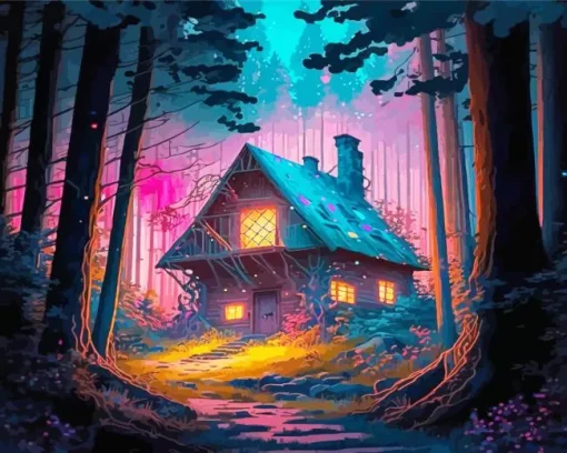 Fantasy Cabin Diamond Painting