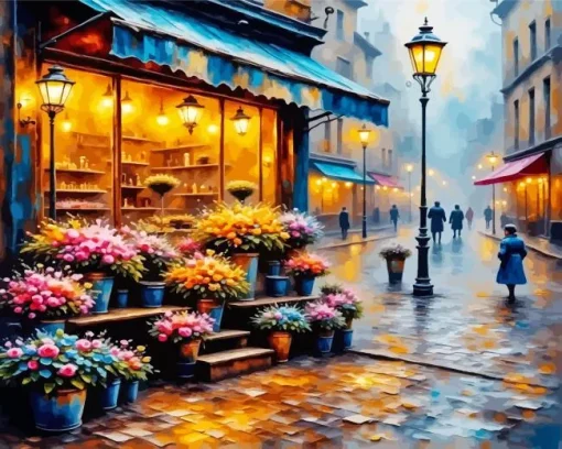 Flower Shop Diamond Painting