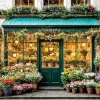 Flower Shop Art Diamond Painting