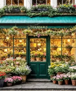 Flower Shop Art Diamond Painting