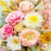 Flowers Yellow And Pink Art Diamond Painting